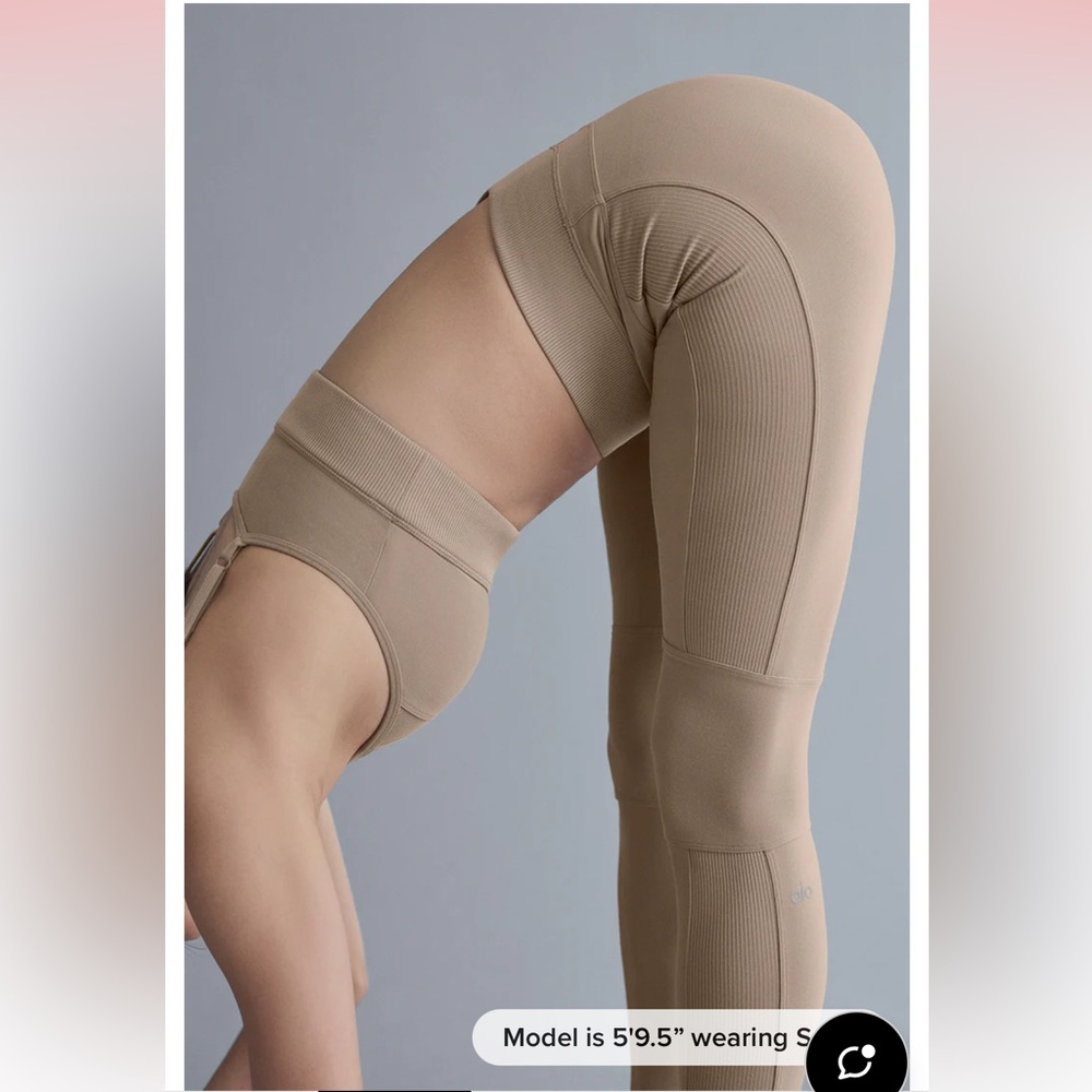 Alosoft High-Waist Head Start Legging Gravel - Picture 2 of 6